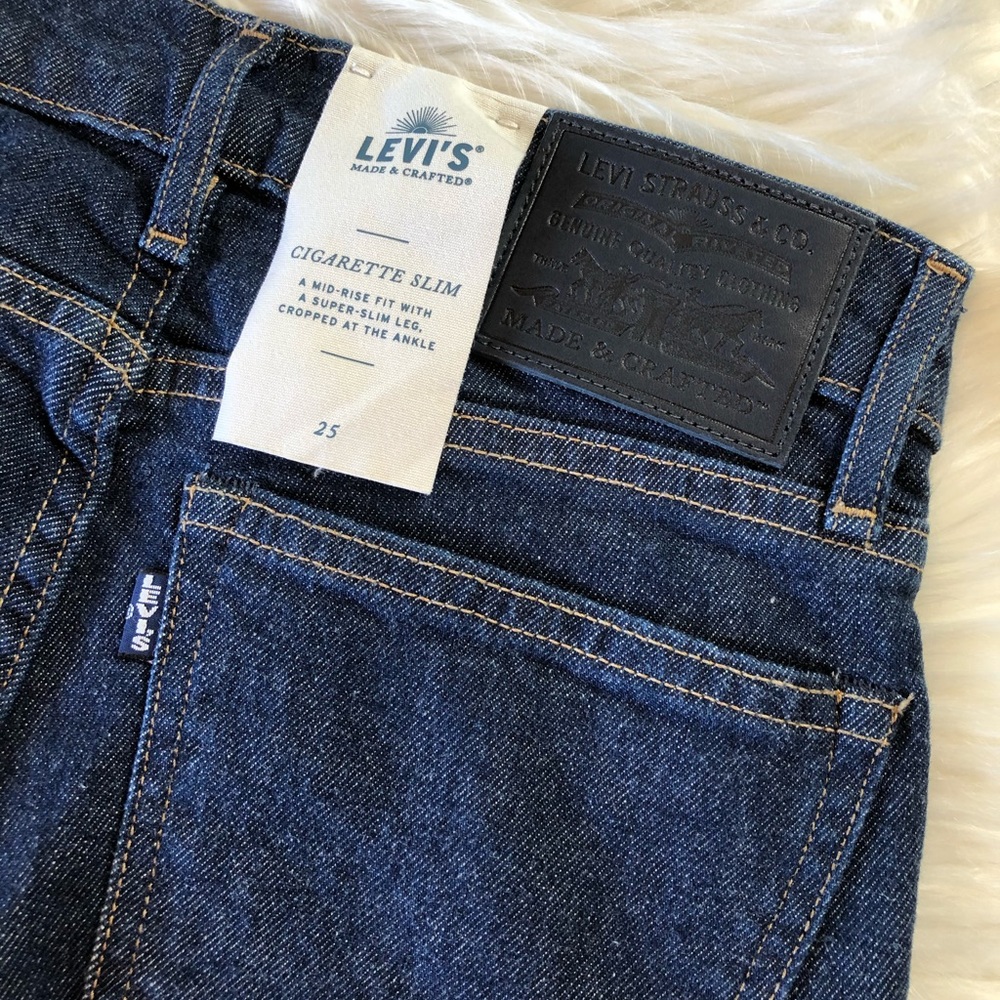 Levi’s Made & Crafted Cigarette Slim Jeans 25 - Picture 6 of 13